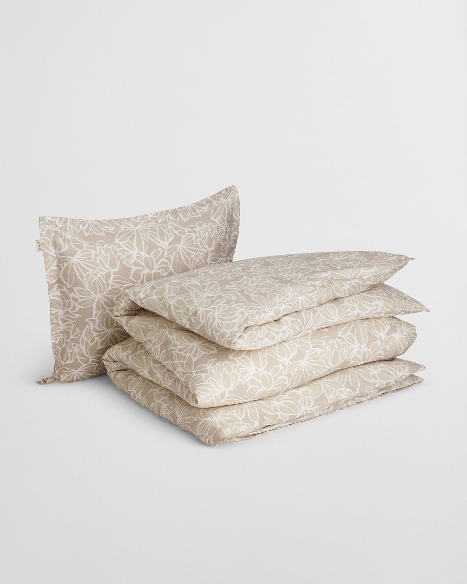 Blommigt påslakanset, enkel