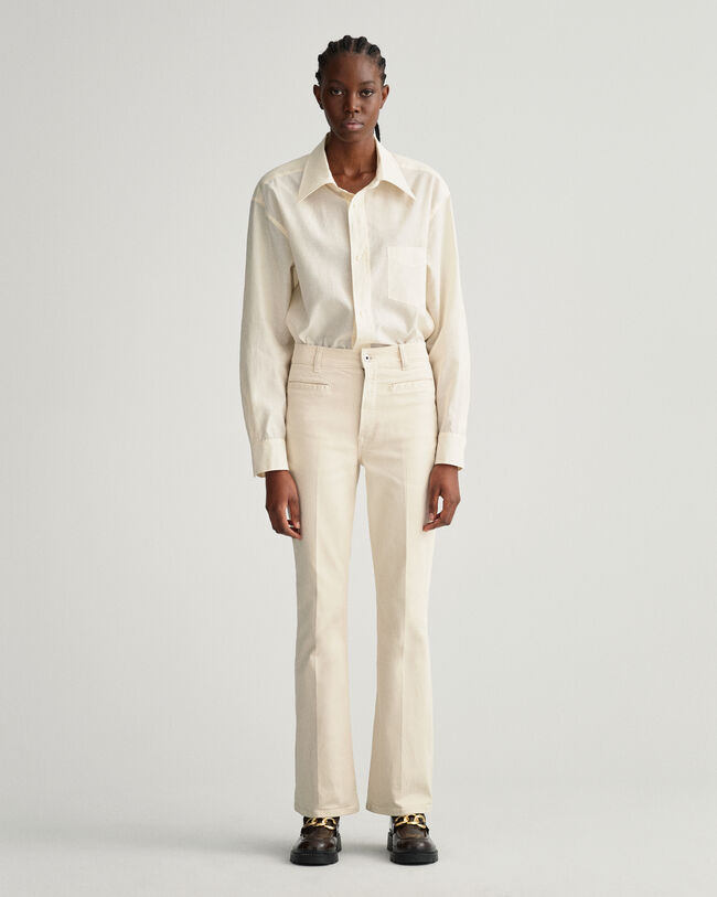 F&auml;rgade utst&auml;llda jeans