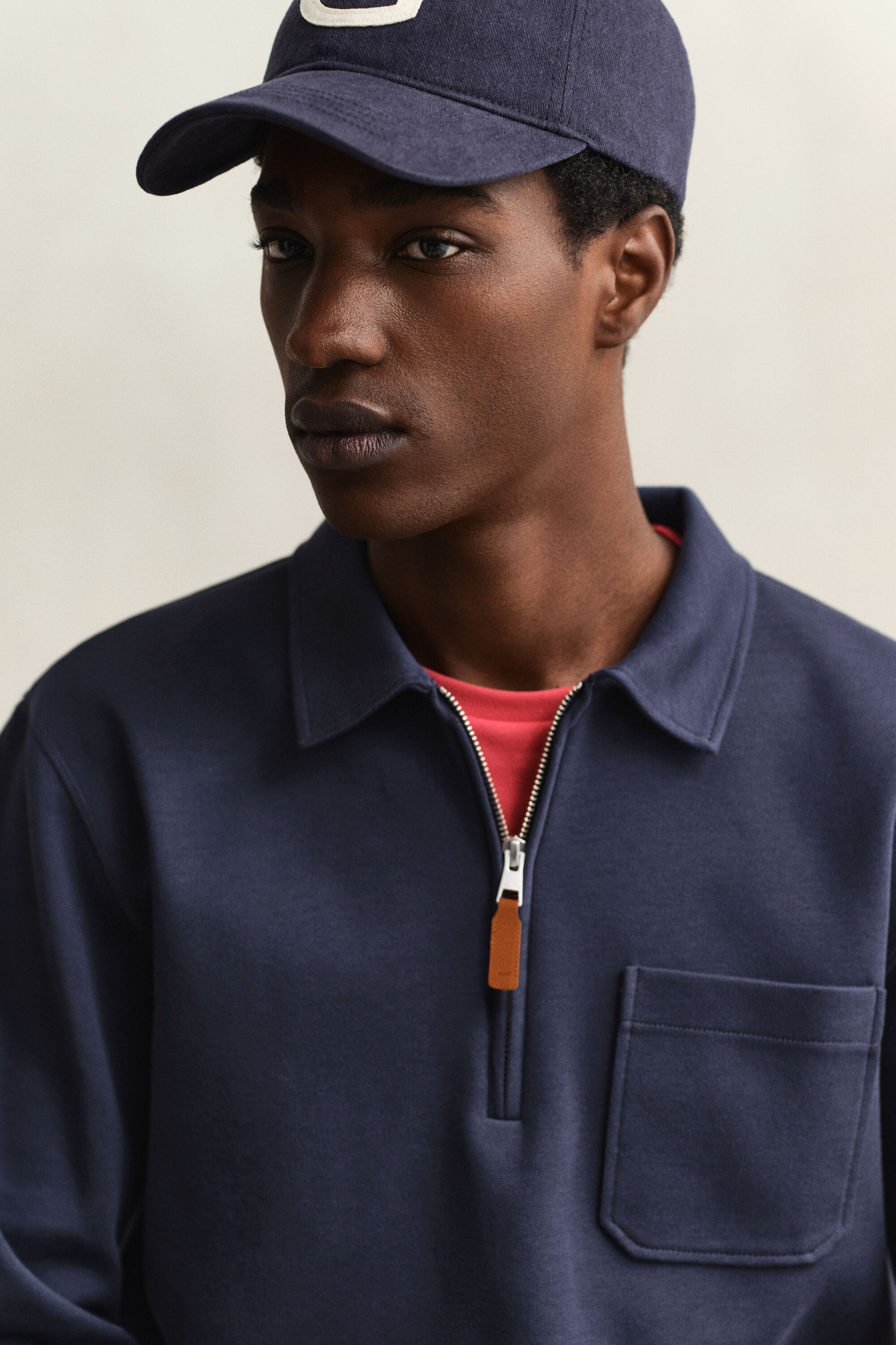 Ponte Di Roma sweatshirt med half-zip
