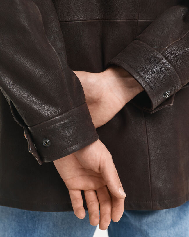 Decker-jacka i nubuck