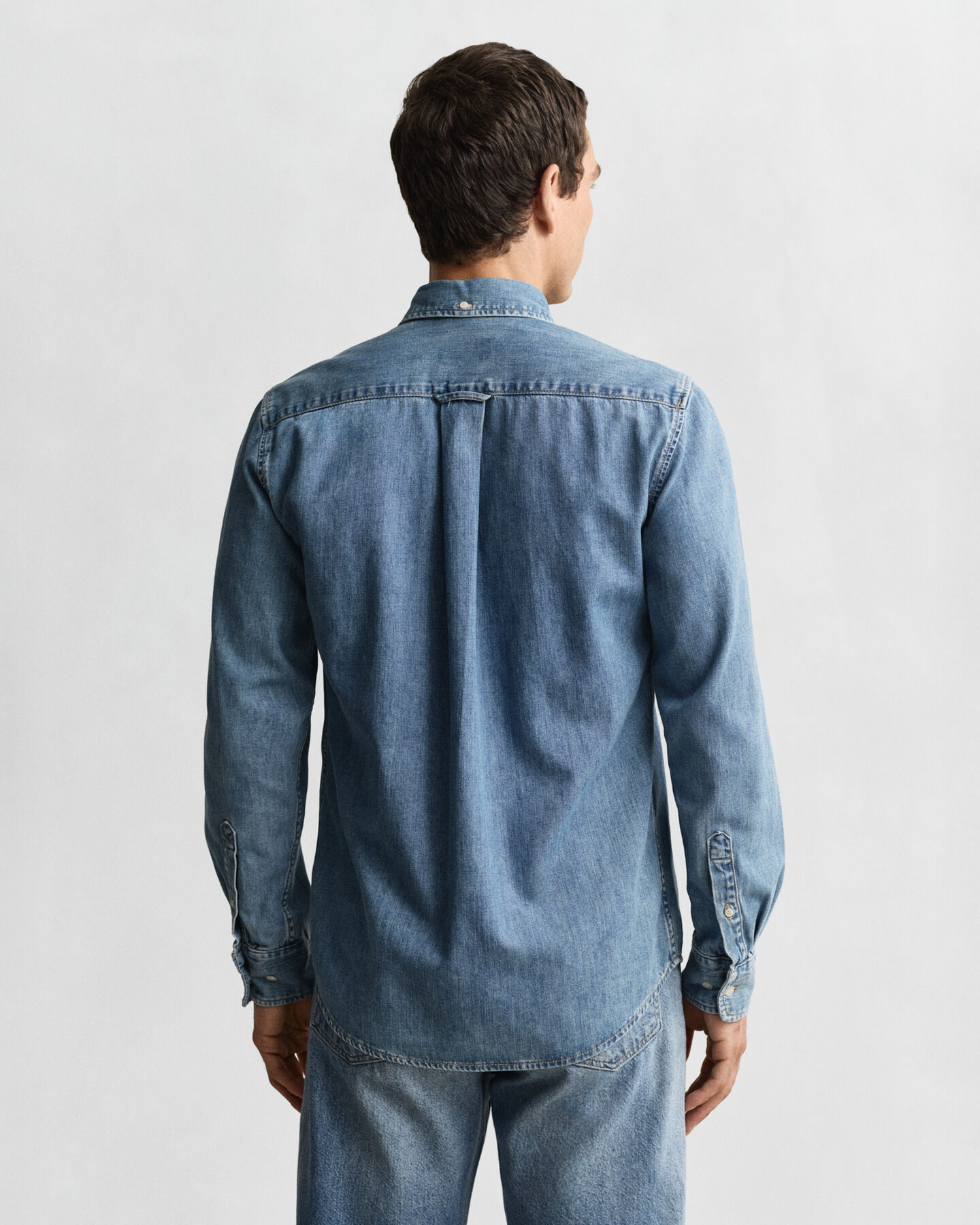 Regular fit denimskjorta