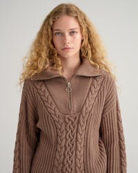 Cable Half-Zip tröja