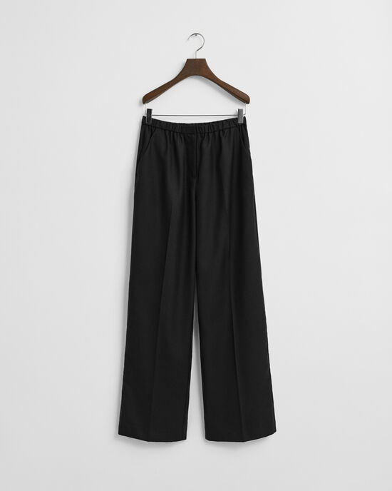 Dra på-byxor i ullblandning