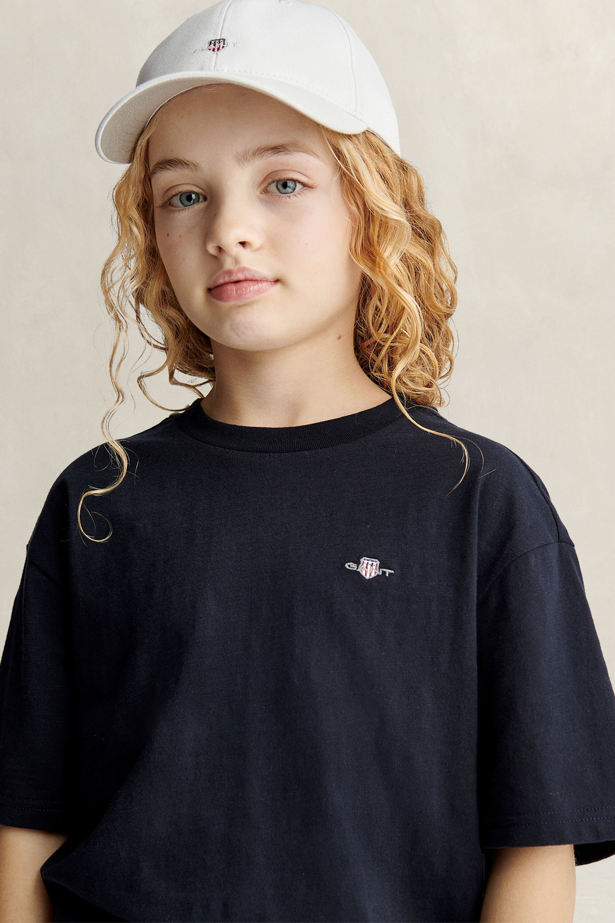 Teen Girls grovspunnen T-shirt