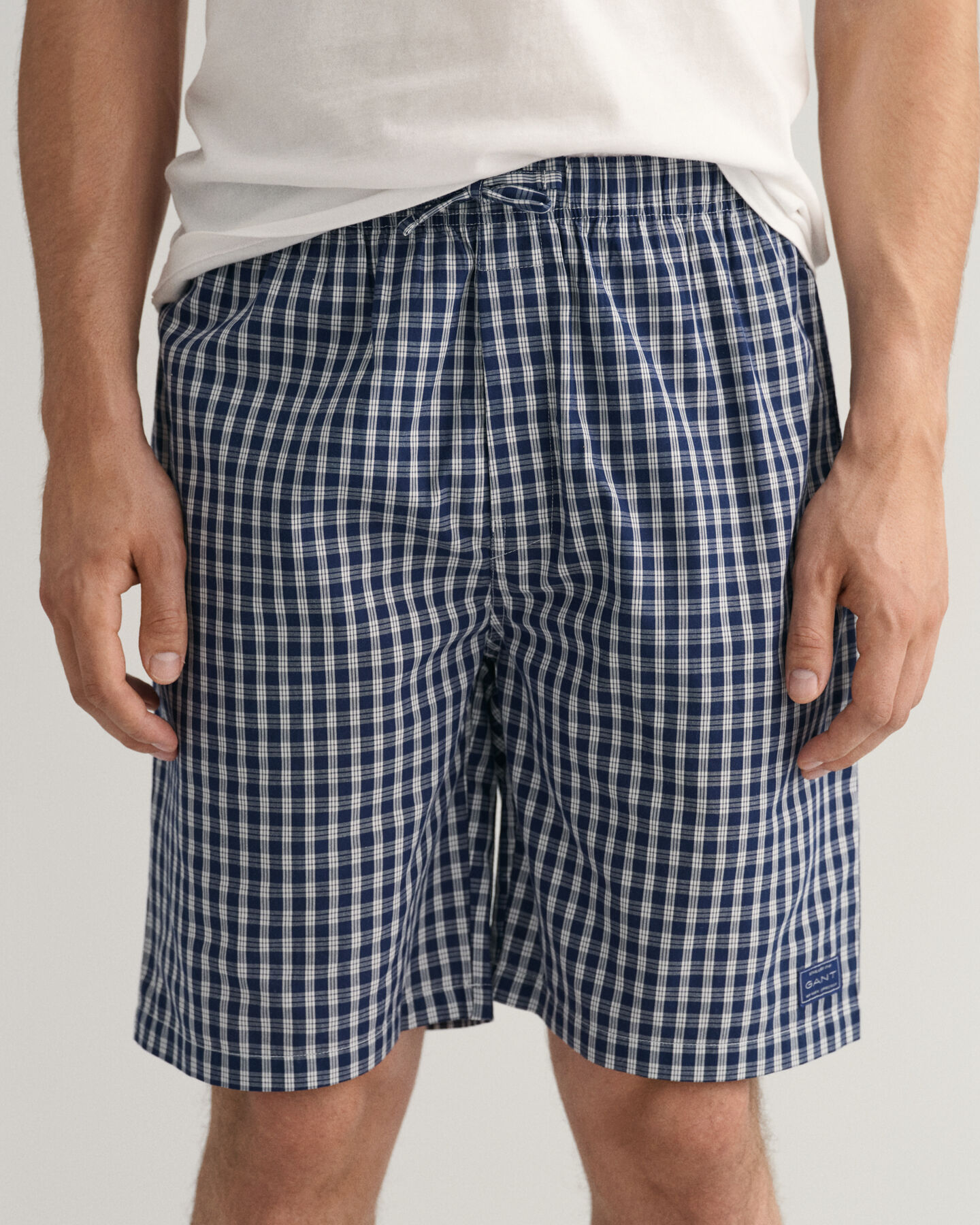 Sm&aring;rutiga pyjamasshorts