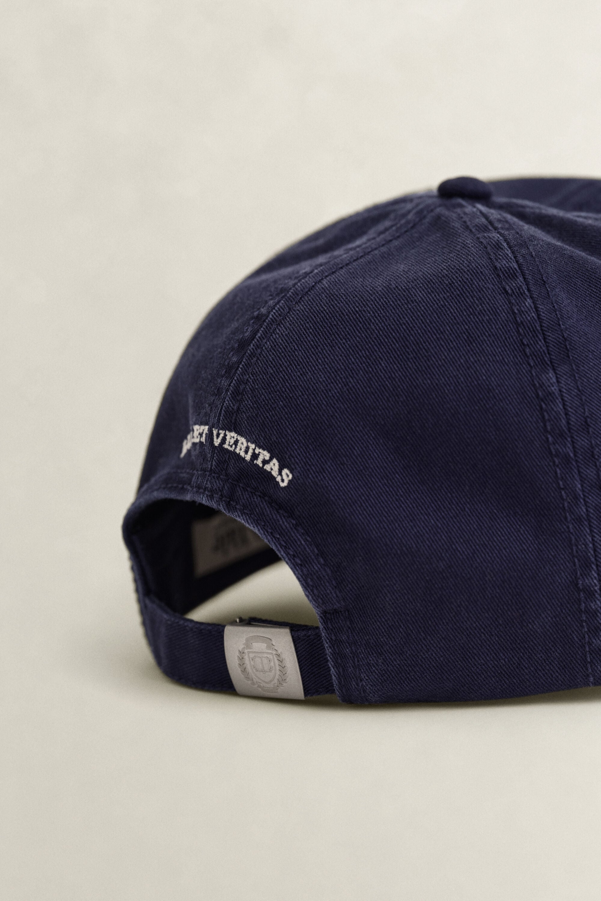 Gant x Yale keps i tvättad bomullstwill