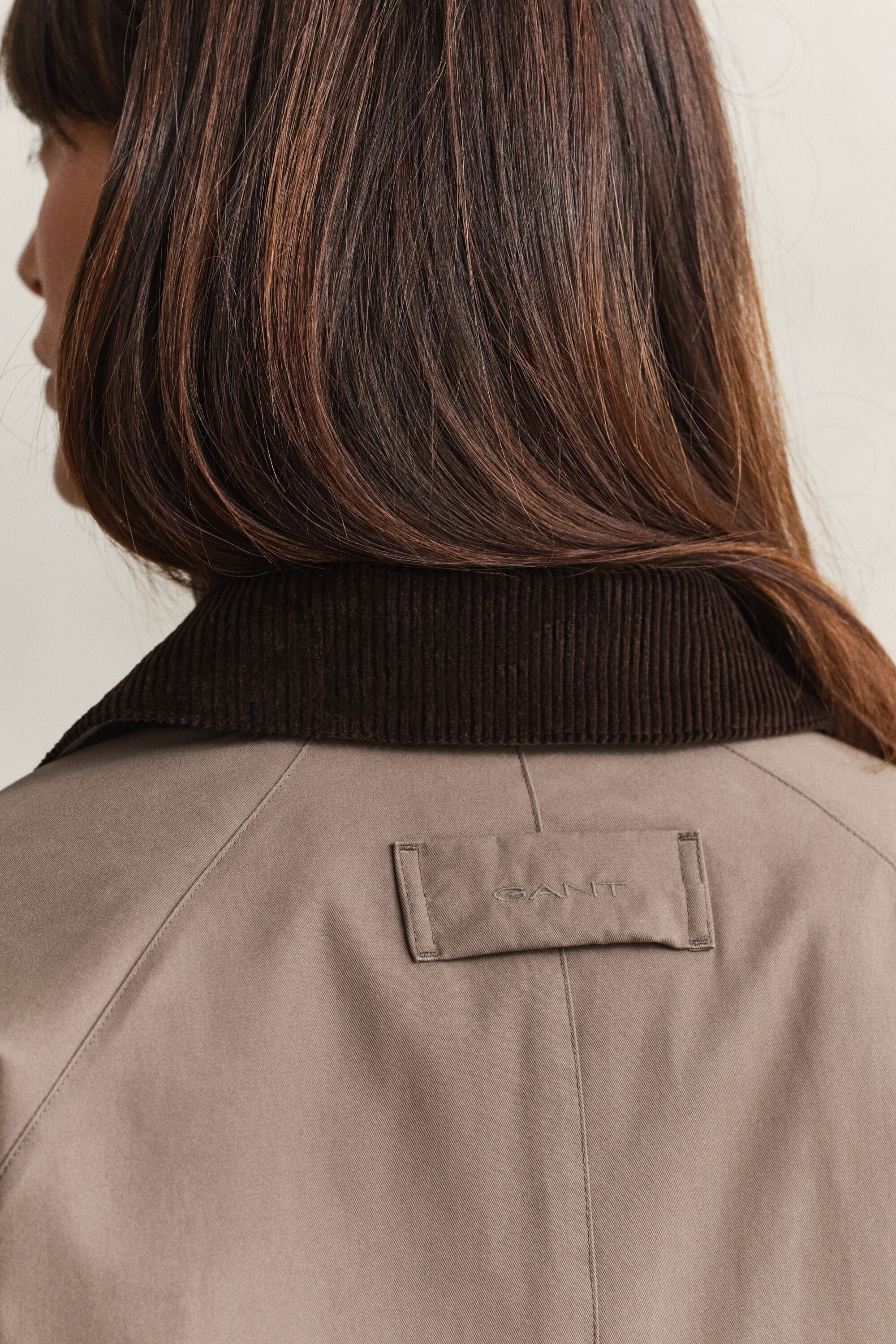 Car coat med vaxad yta