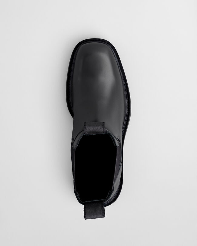 Fallwi medelhöga boots i läder