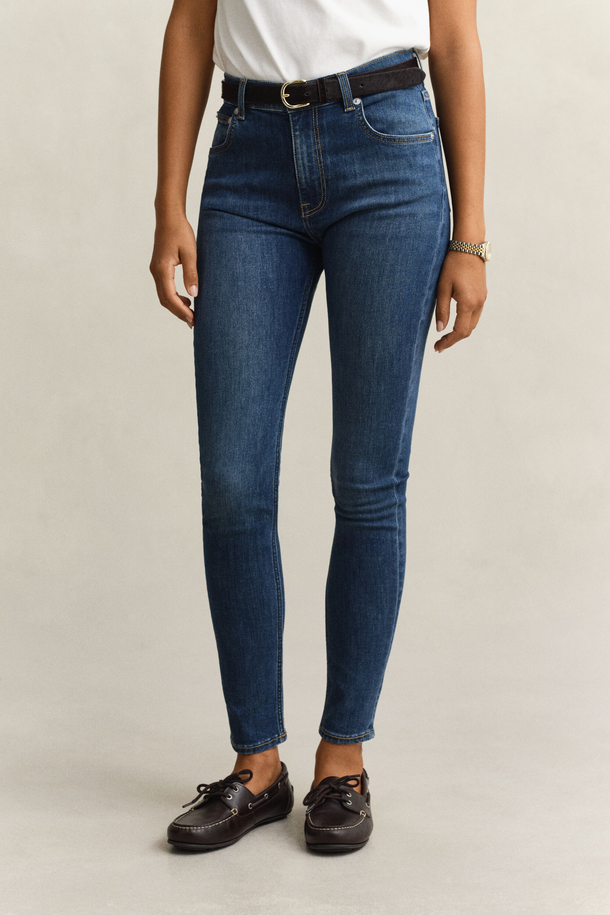 Skinny jeans med stretch