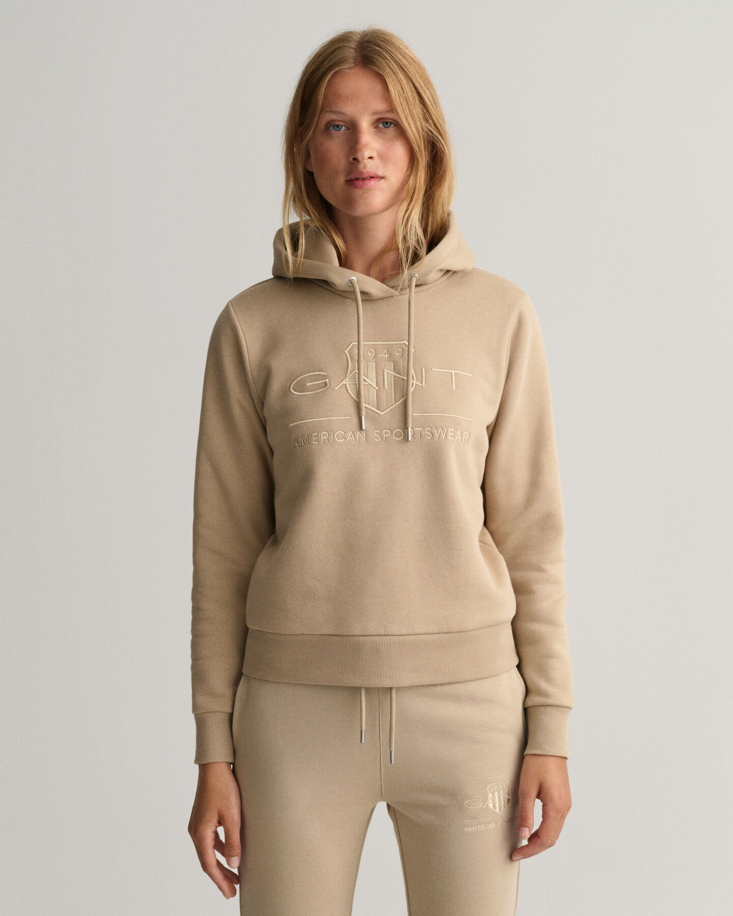 Tonal Shield hoodie