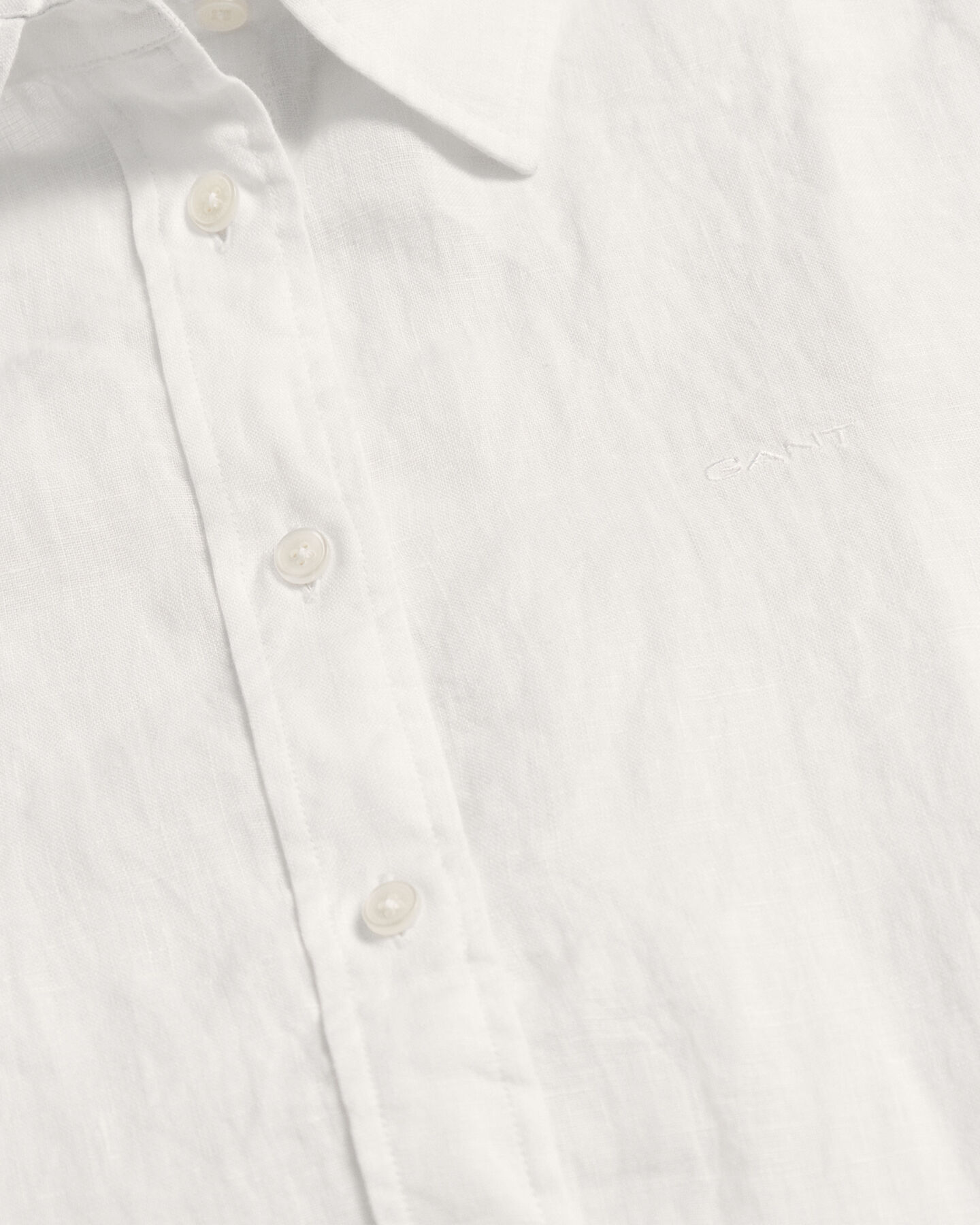 Regular fit skjorta i linnechambray