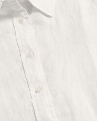 Regular fit skjorta i linnechambray