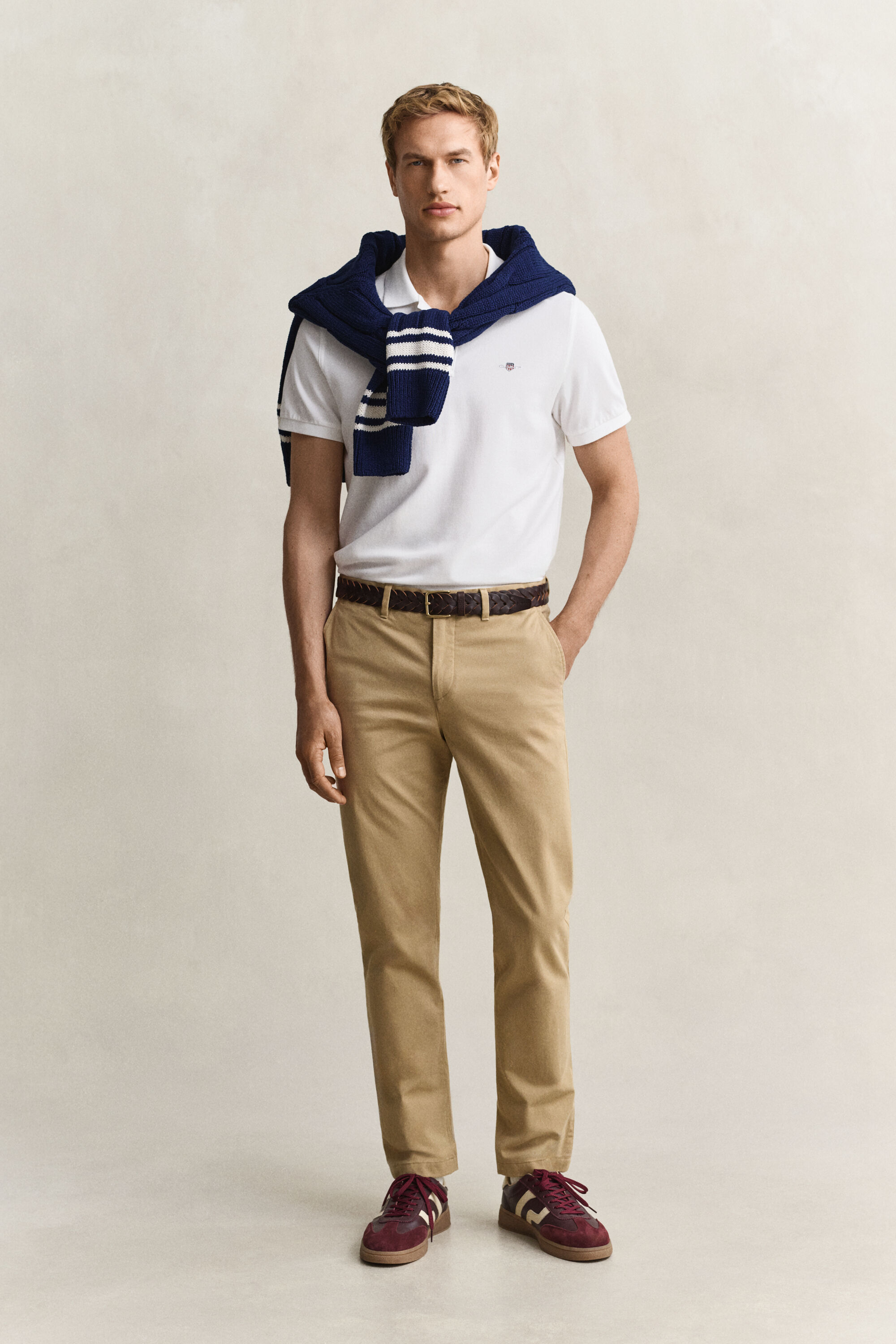 Klassiska chinos med slim fit