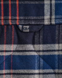 Quiltad skjortjacka i flanell