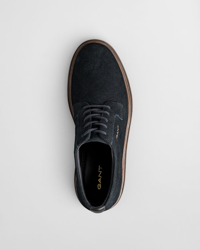 Kinzoon låga snörskor i mocka