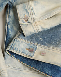 Wrangler x GANT blekt jeansjacka