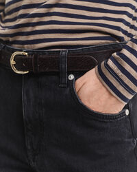 Tunn randig polotopp i bomull