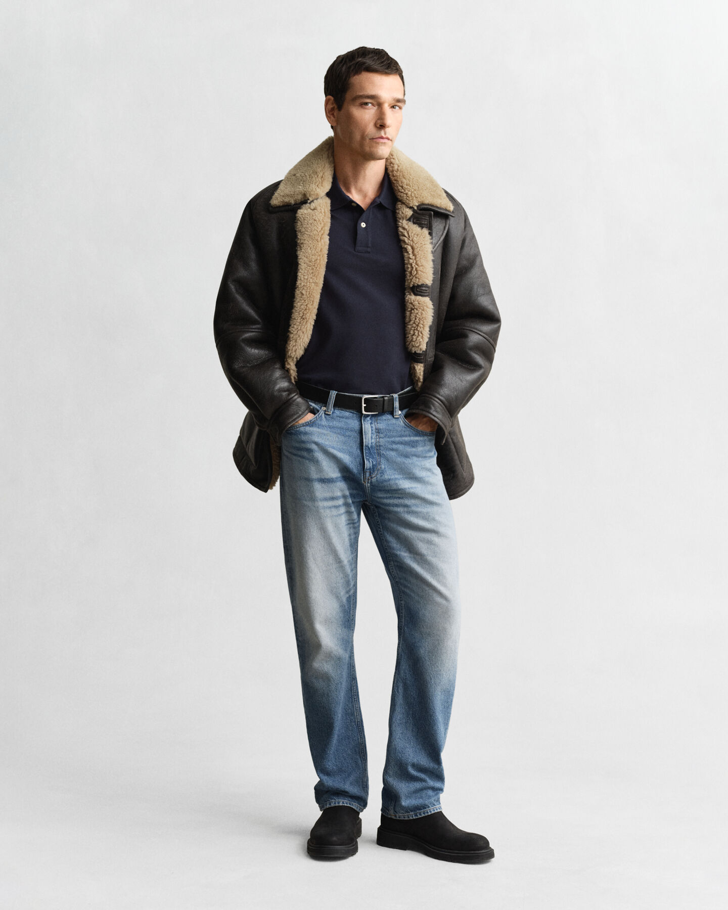 Regular fit Shield pikétröja