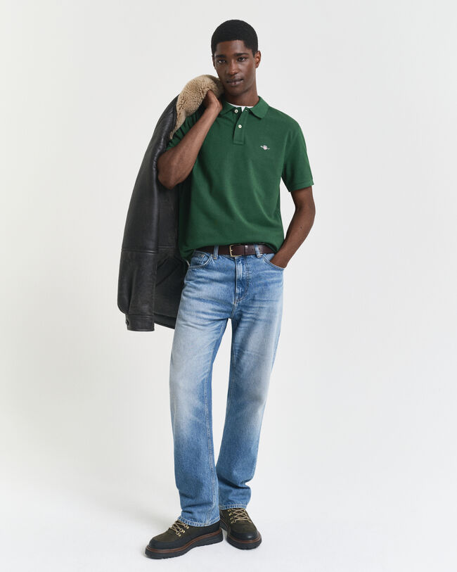 Regular fit Shield pikétröja