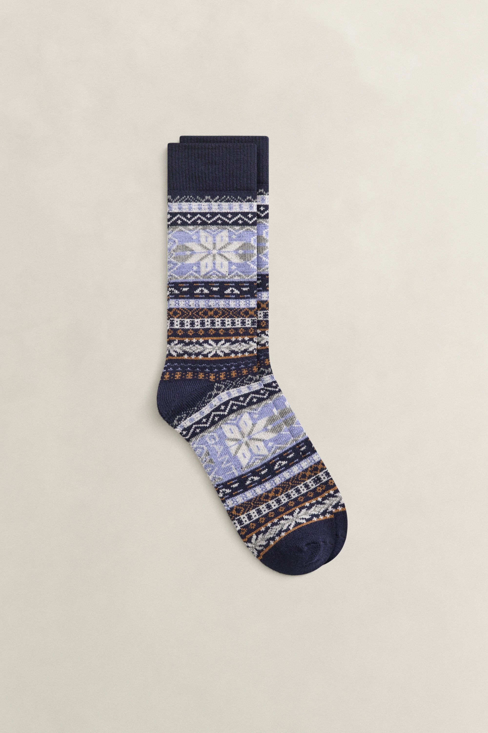 Fair Isle-mönstrade strumpor