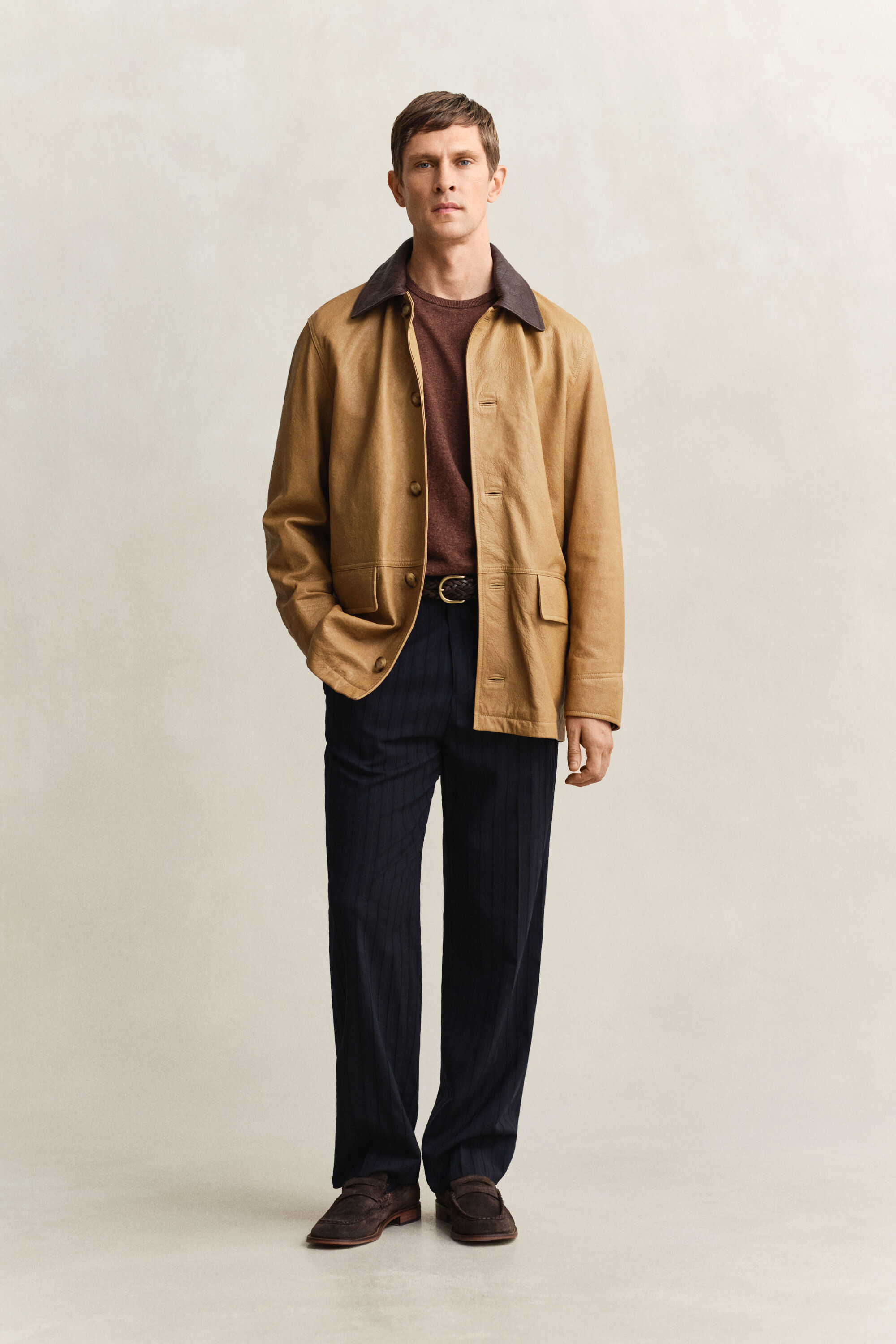 Tröja i grovspunnen bomullsblandning