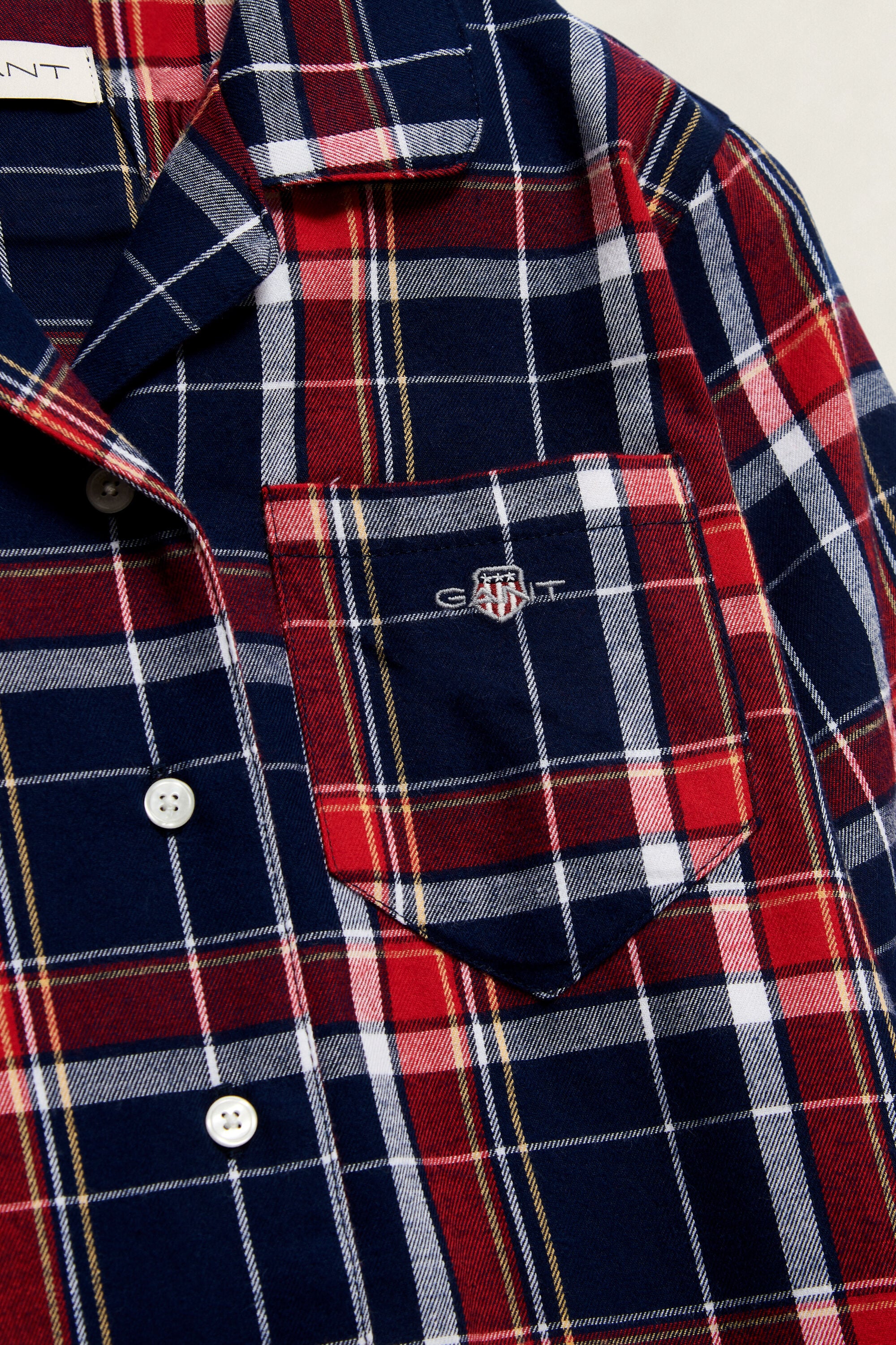 Teens skotskrutigt pyjamasset i flanell