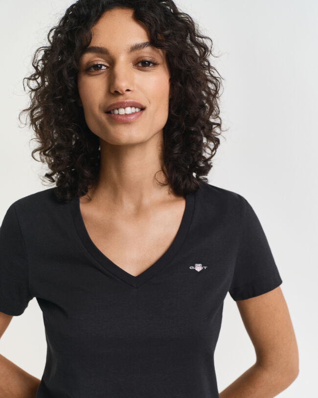 Shield V-ringad T-shirt