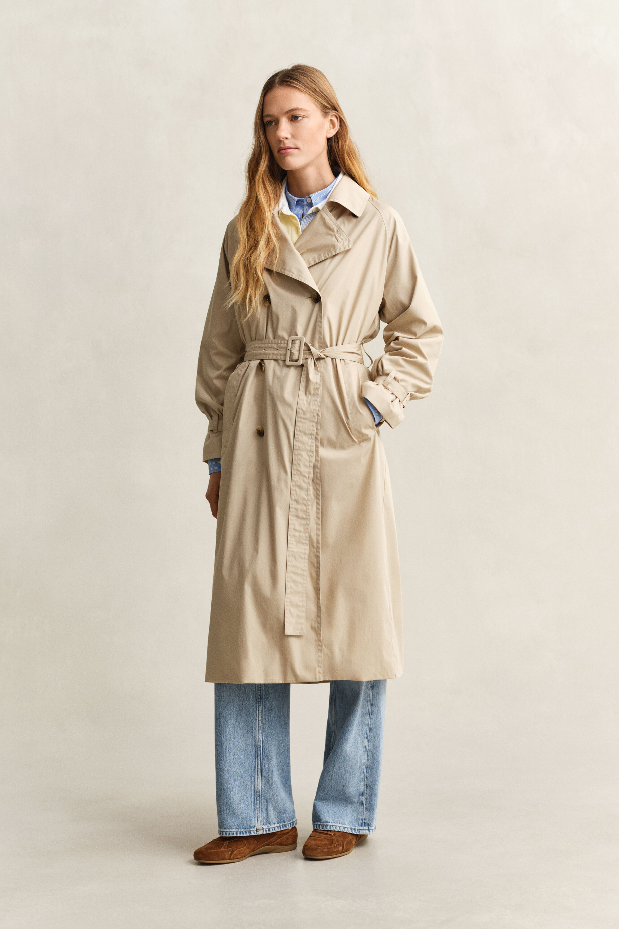 Lätt trenchcoat