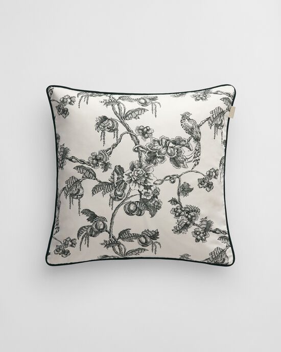 Trädmönstrat kuddfodral i satin