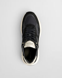 Neuwill sneakers i mocka och nylon
