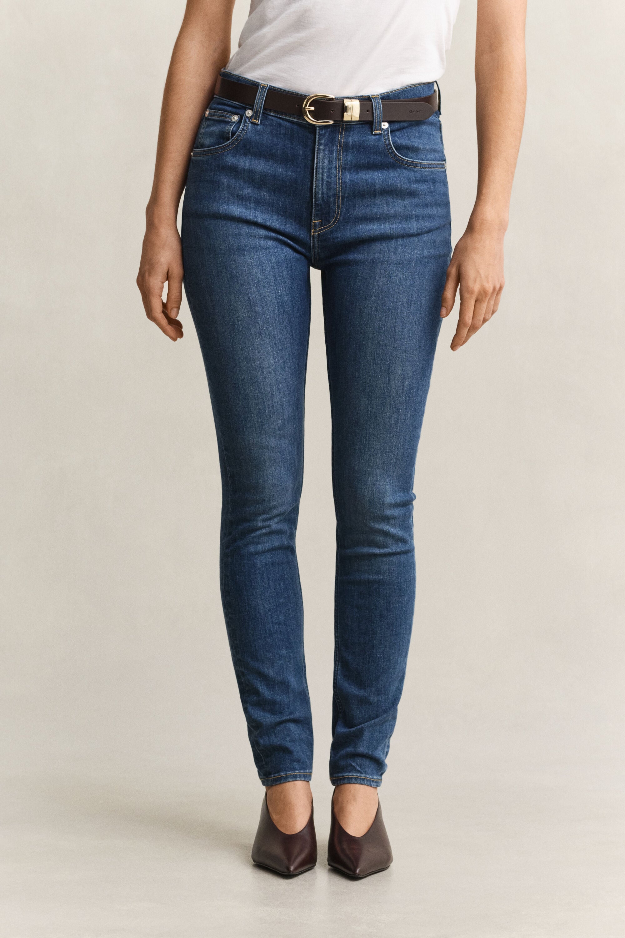 Skinny jeans med stretch