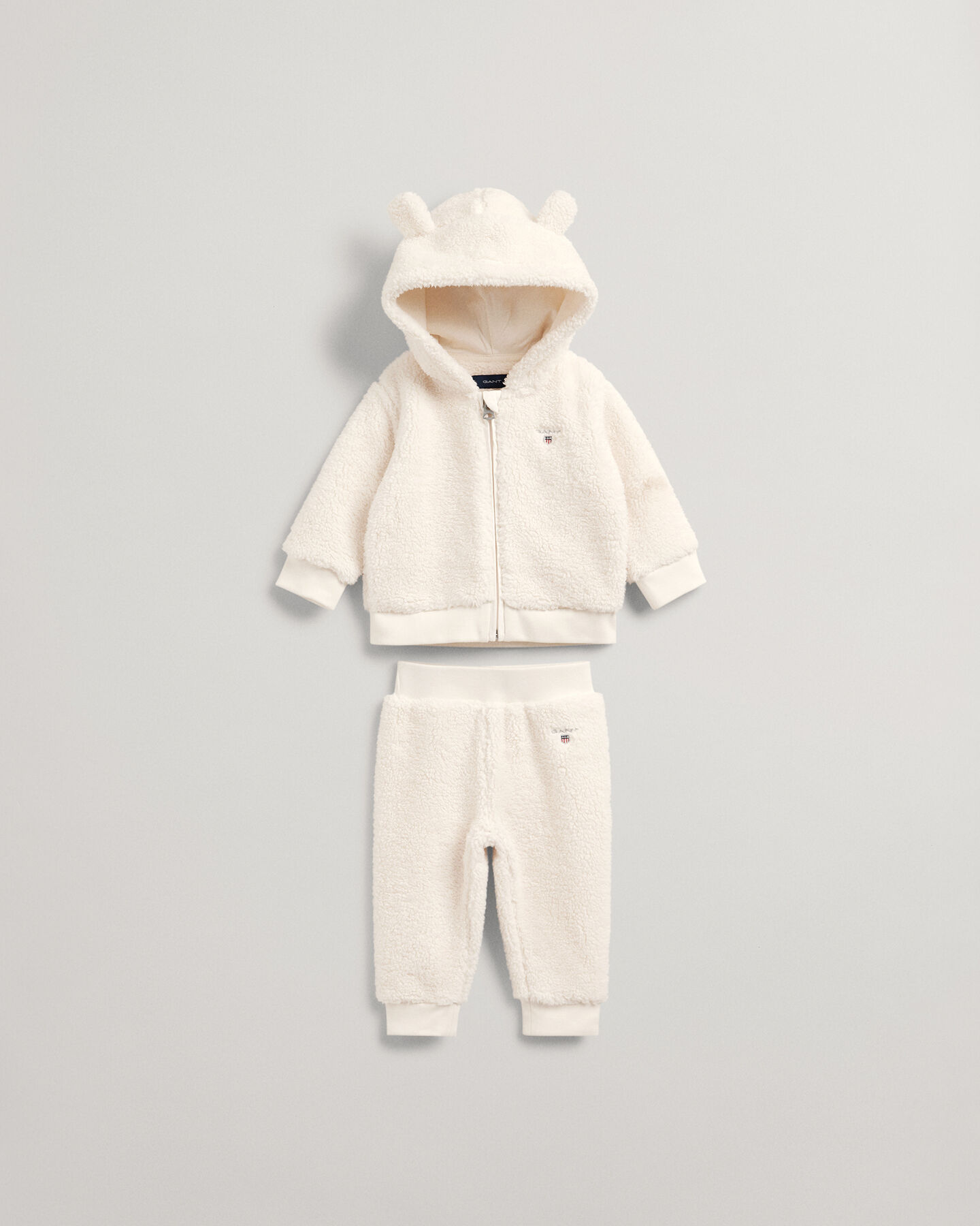 Baby set med zip hoodie & byxor
