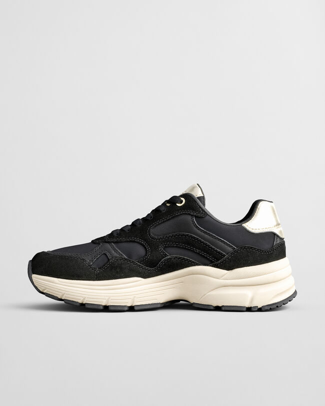 Neuwill sneakers i mocka och nylon
