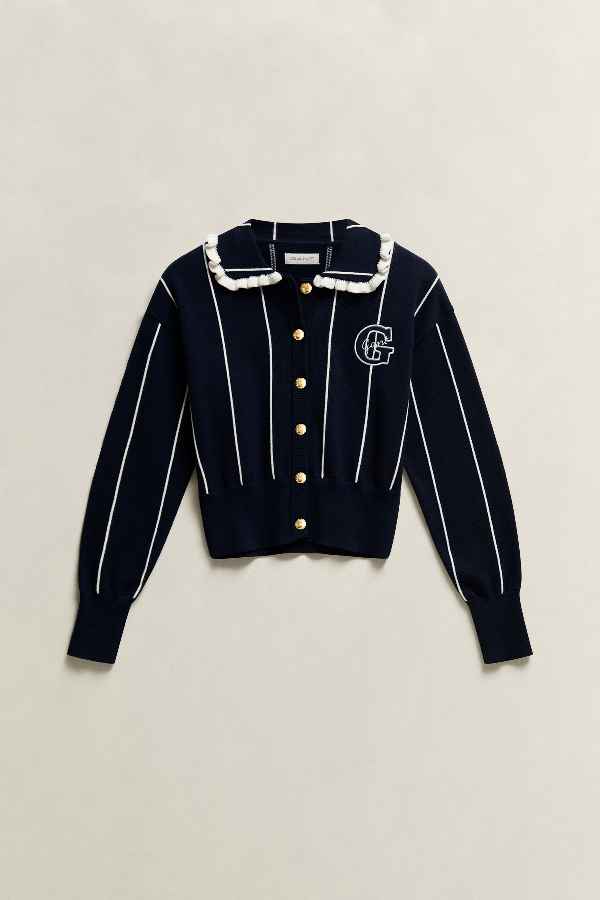 Teen Girls randig kofta