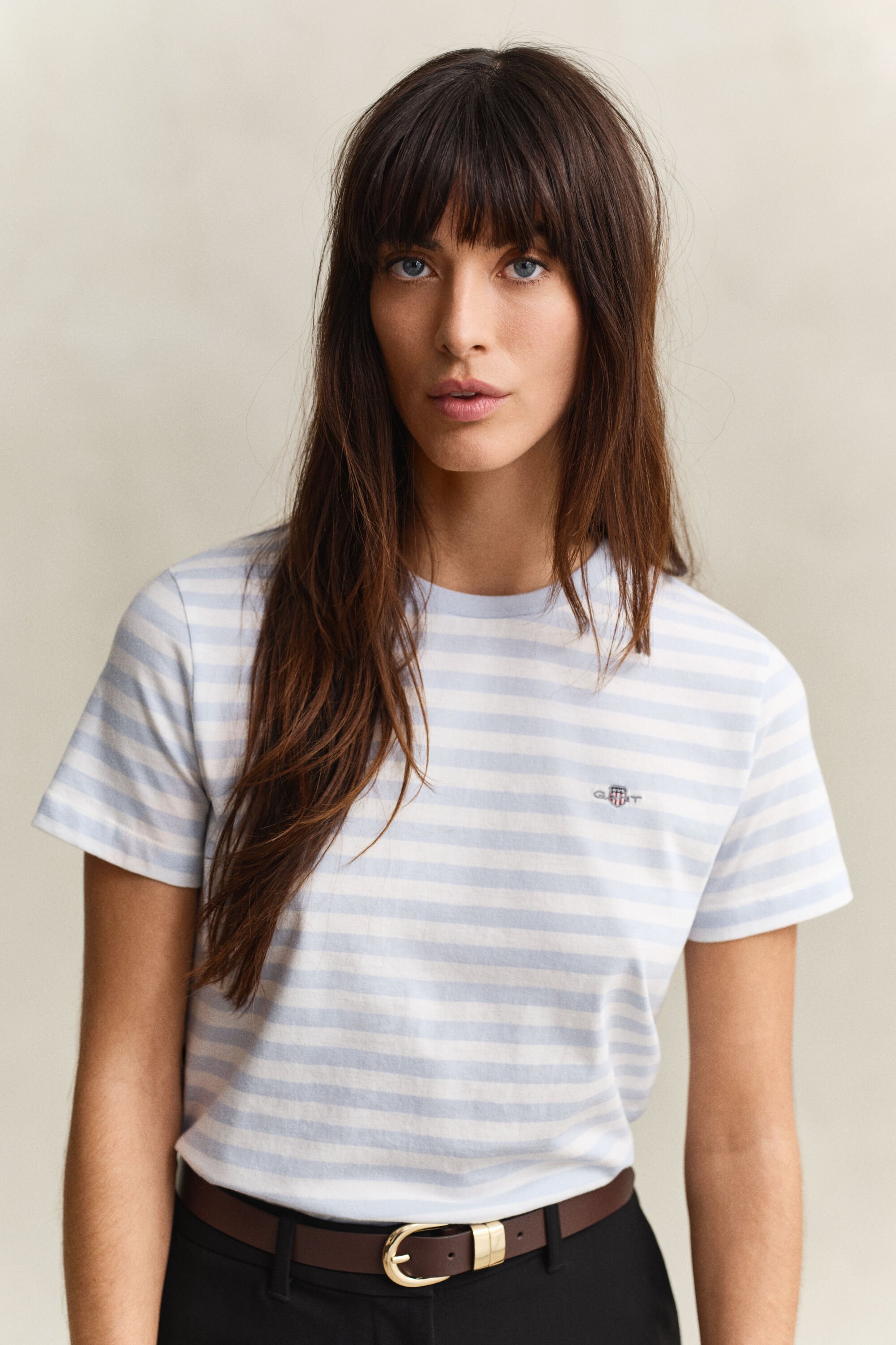 Shield randig T-shirt