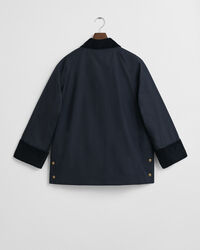 Double Decker-jacka i vaxad bomull