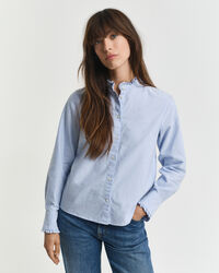 Klassisk oxfordblus med volang
