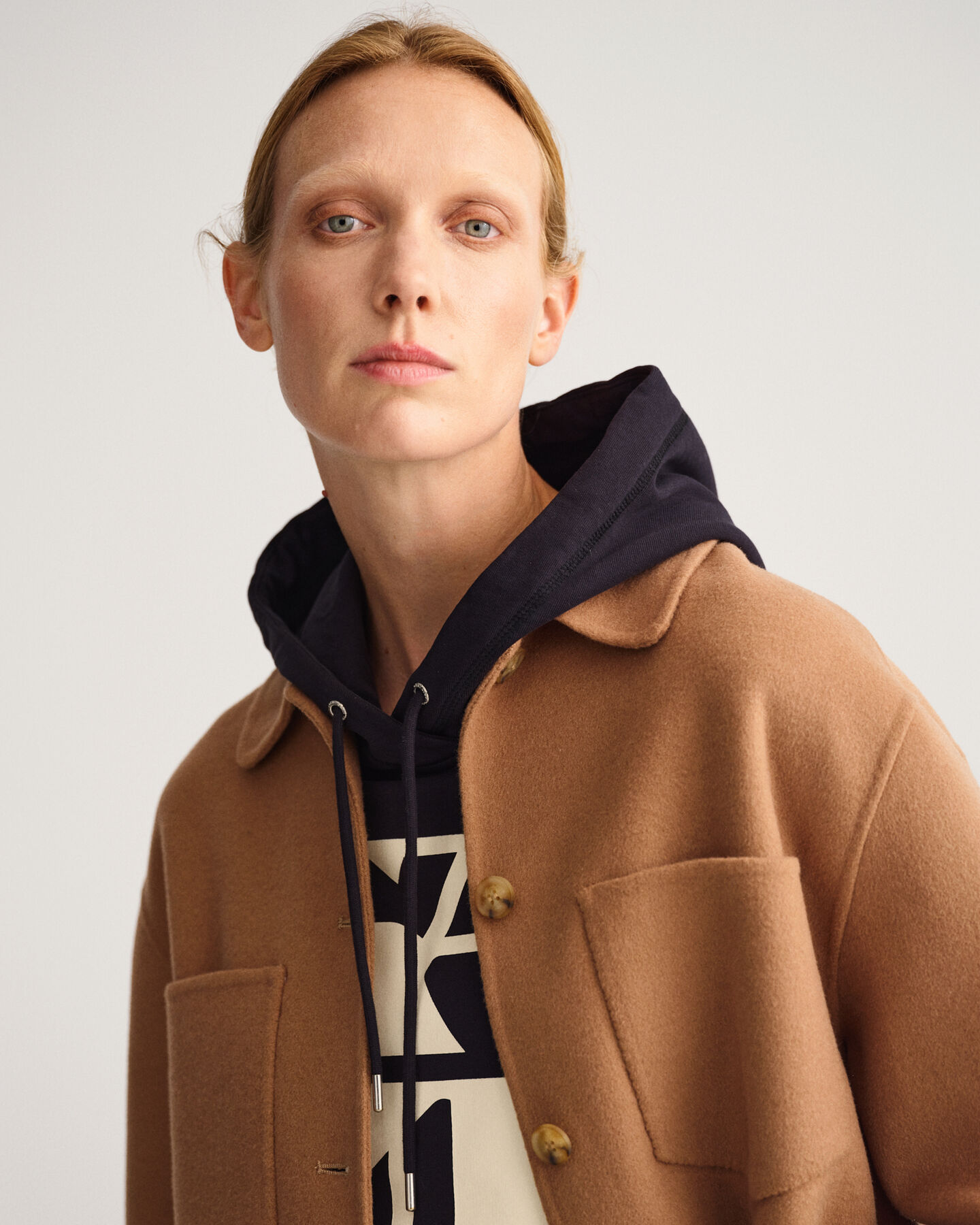 Handsydd skjortjacka