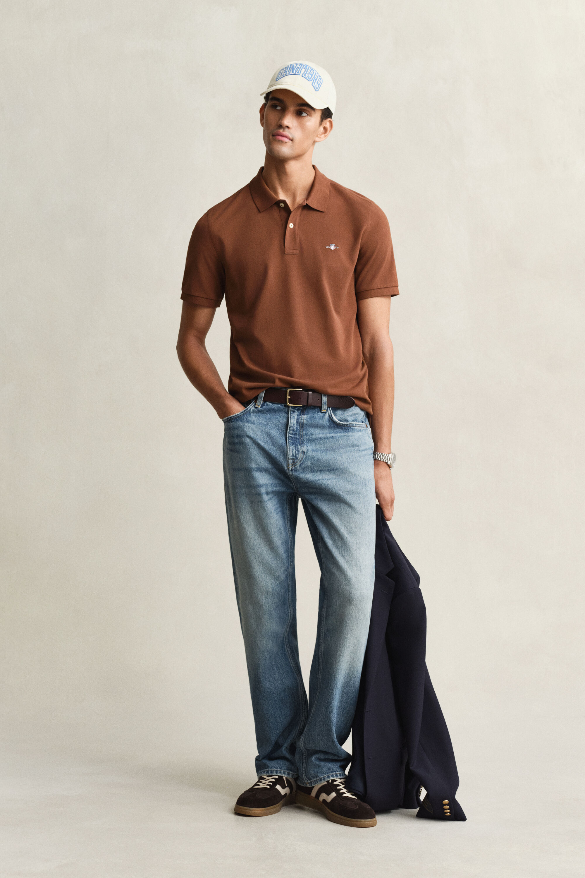 Regular fit Shield pikétröja