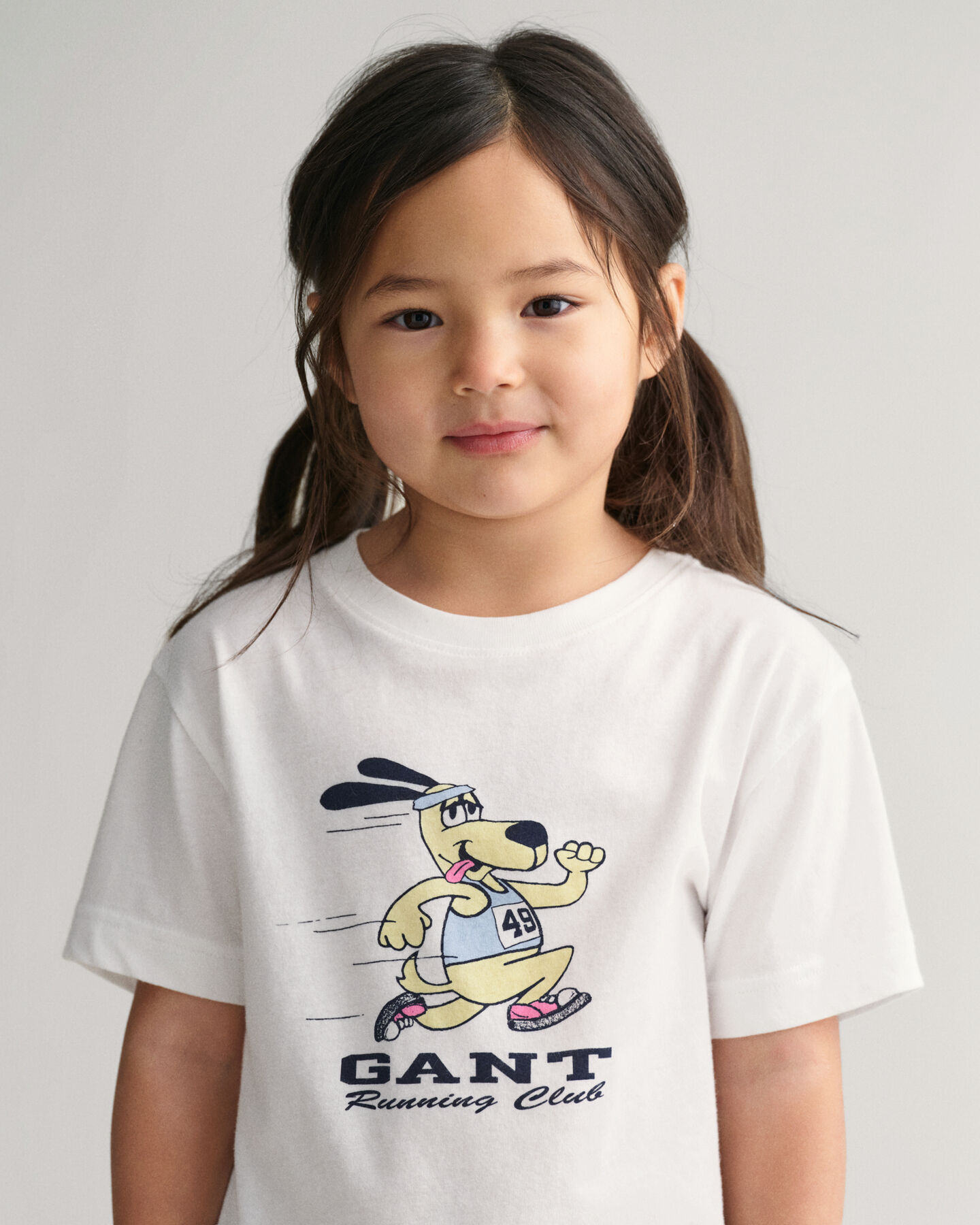 Kids GANT T-shirt med springande hund