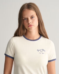 Teen Girls Script Graphic T-shirt