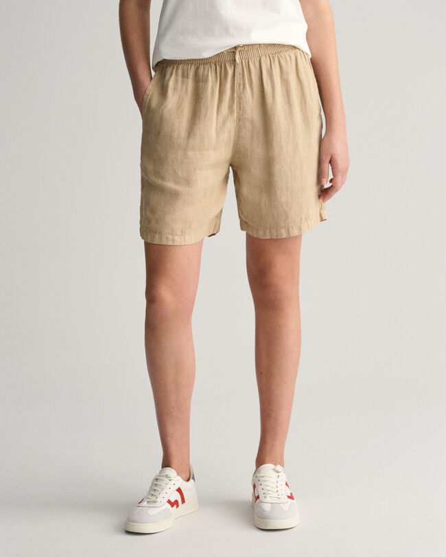 Teens linneshorts