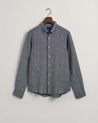 Slim fit linneskjorta