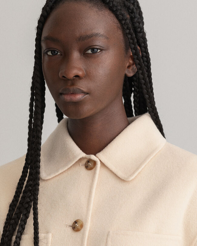 Handsydd skjortjacka