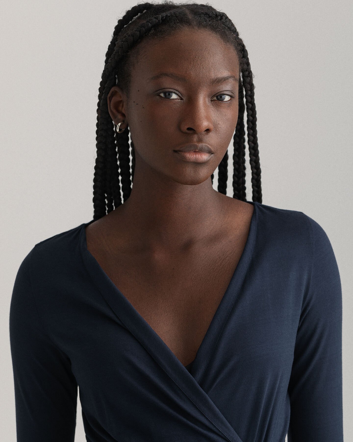 Omlottklänning i jersey