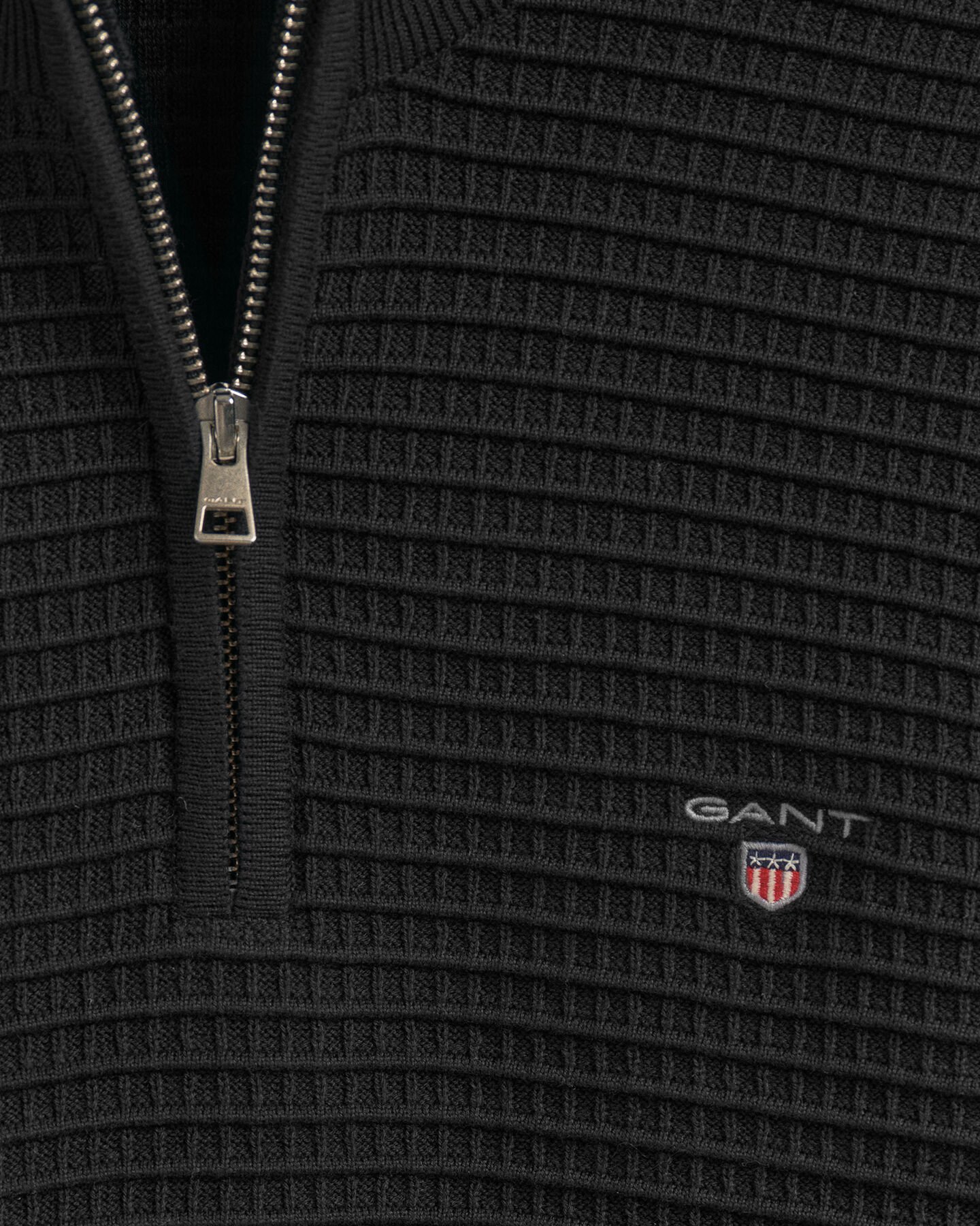 Half-zip bomullstr&ouml;ja