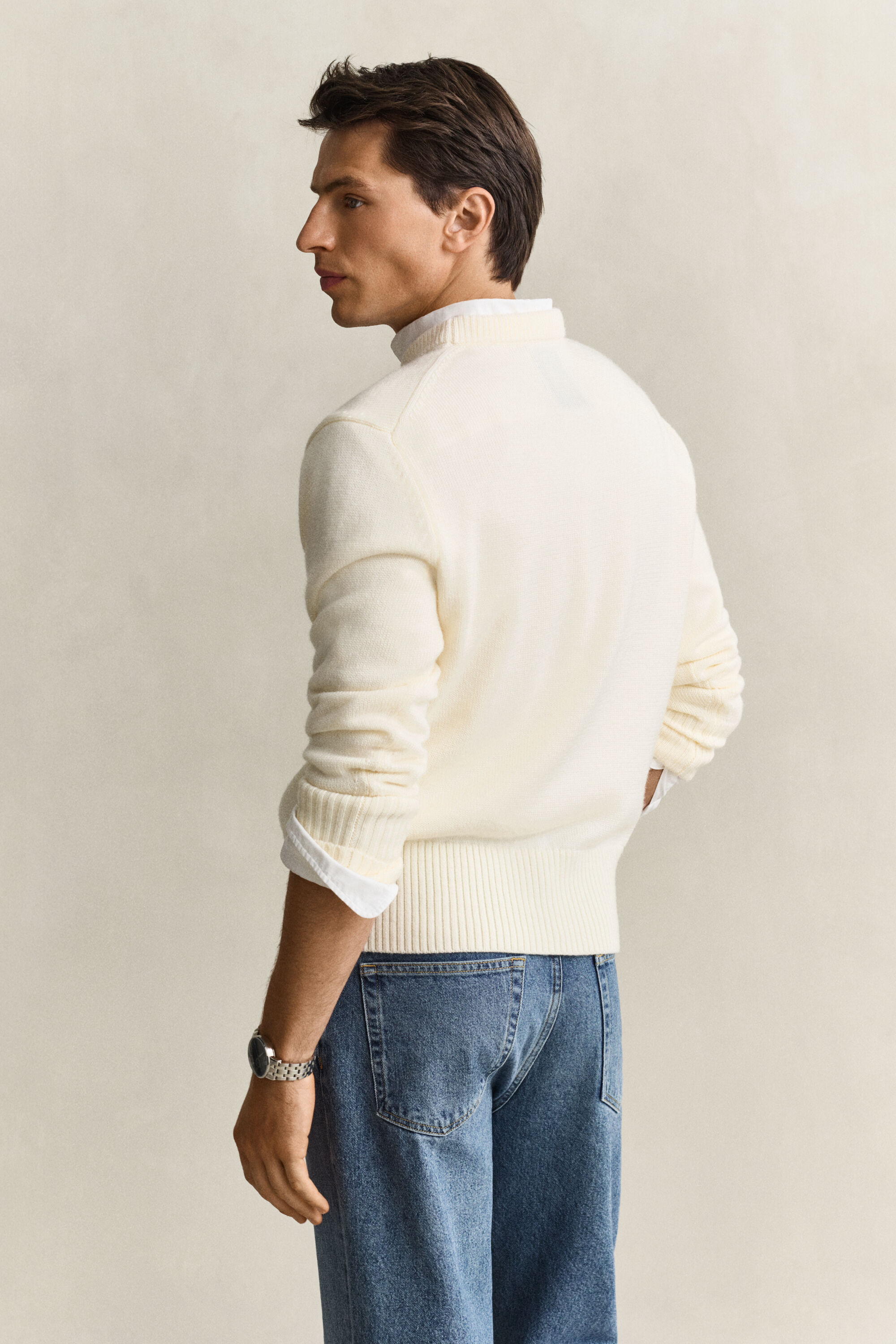 Gant x Yale tröja i merinoull