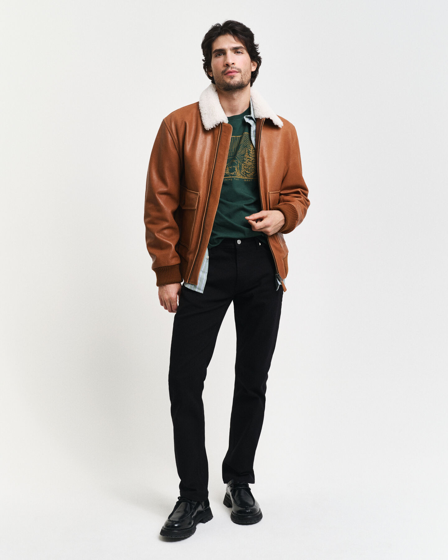 T-shirt med naturmotiv