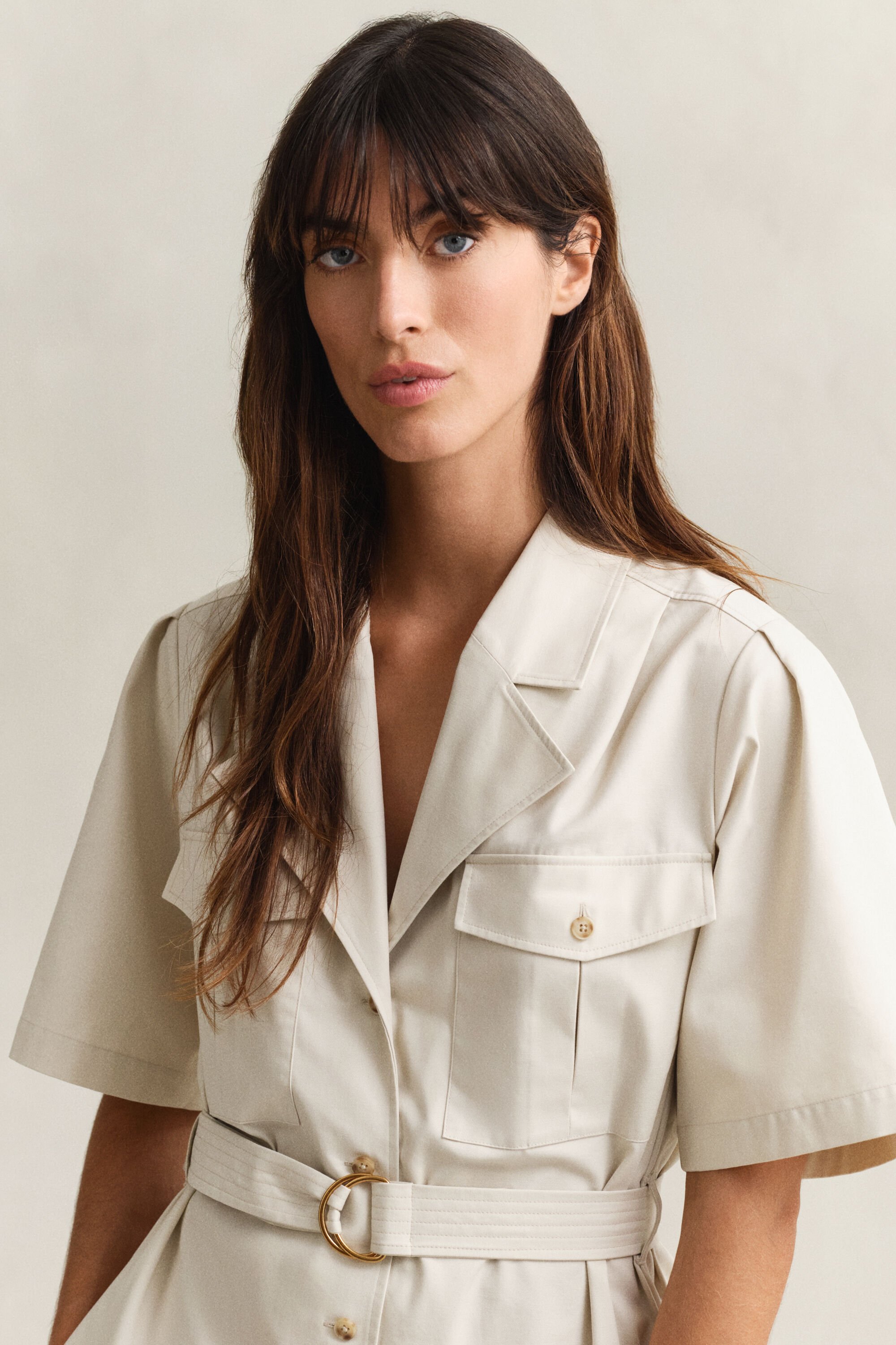 Utilityklänning med bälte