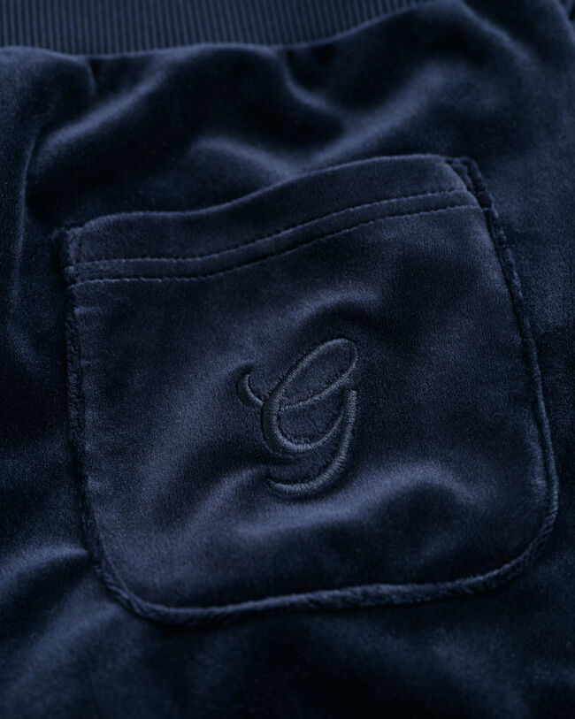 Teen Girls velourbyxor med raka ben